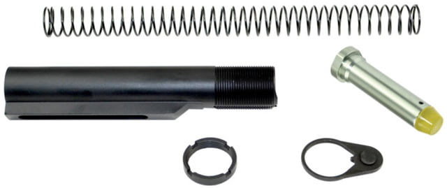 Presma AR15 Mil-Spec Buffer Tube Kit 6 Position Black