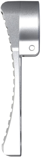 Presma Buttplate For Round 1.25 in AR Buffer Tubes w/QD Sling Swivel Hole Silver - Presma