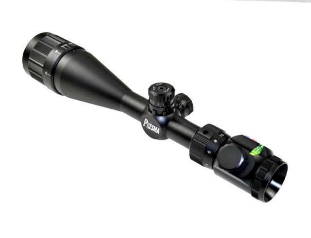 Presma Eagle Series Precision Rifle Scope 4-16x50 mm 1n Tube SFP Front Adjustable Objective RGB RXR Reticle Black PREA041 - Presma