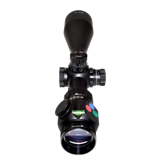 DEMO Presma Hawk Series 6-24X50 Precision Scope 1in Tube SFP RGB RXR Glass Reticle Black PRHA021 - Presma