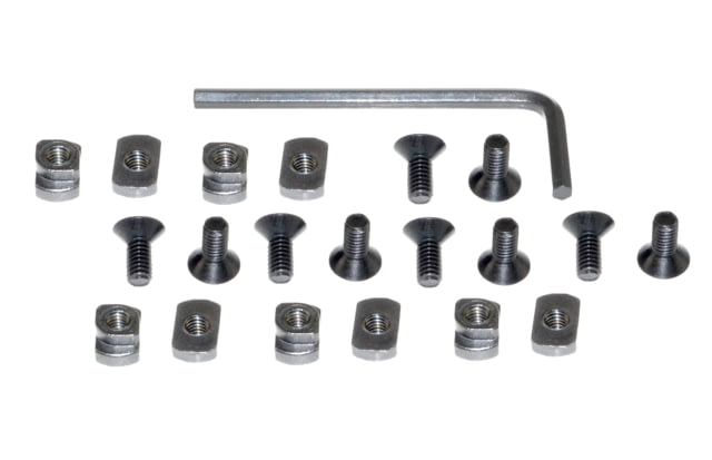 Presma M-LOK Replacement T Nut & Screw Set 10 pcs Black - Presma