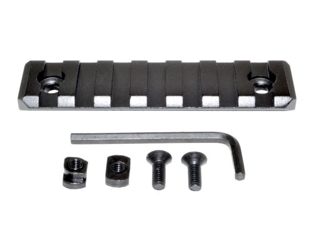 Presma Picatinny Rail Section for M-LOK Style Mounts 7 Slot Black - Presma