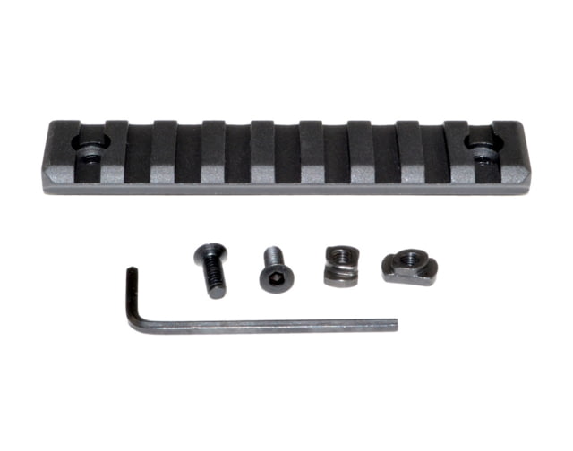 Presma Picatinny Rail Section for M-LOK Style Mounts 9 Slot Black - Presma