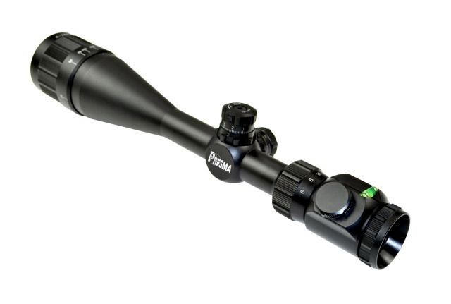 Presma Eagle Series Precision Rifle Scope 6-24x50mm 1in Tube SFP Front Adjustable Objective RGB RXR Reticle Black PREA031 - Presma
