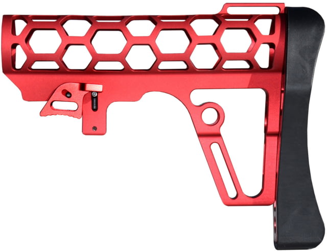 Presma Skeletonized 223/5.56/308 Buttstock Mil-Spec Tube 6 Position Red - Presma