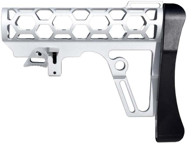 Presma Skeletonized 223/5.56/308 Buttstock Mil-Spec Tube 6 Position Silver - Presma