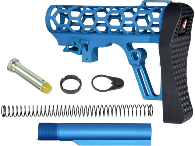 Presma Skeletonized Mil-Spec Stock Assembly Blue - Presma