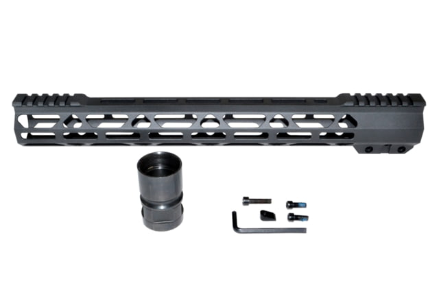Presma Super Light Slim Free Float No Timing M-LOK Handguards 15in AR-15 223/5.56. Black