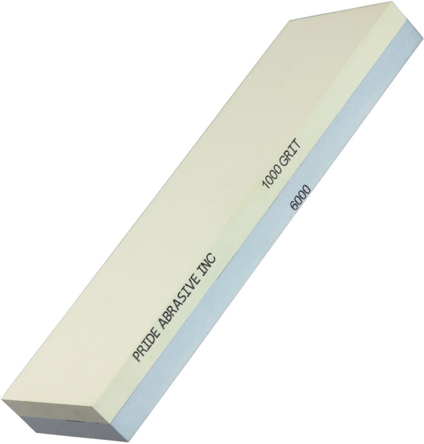 Pride Abrasive Combination Water Stone 1K/6K 8" x 2.75" x 1". 1000/6000 grits - Pride Abrasive