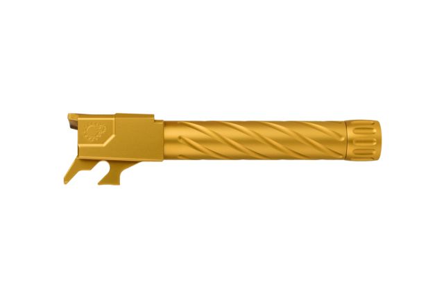 Primary Machine Match Grade Barrel CZ P-07 9mm 1-10 Twist 1/2x28 Thread Titanium Nitride - Primary Machine