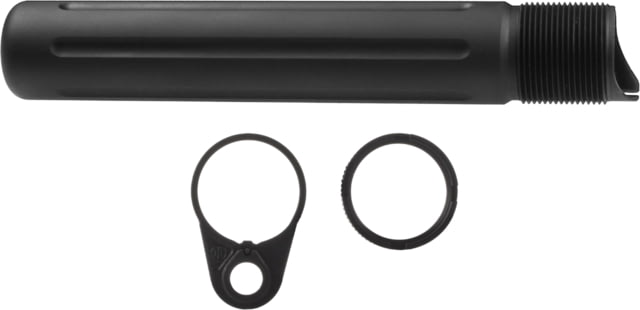 USED Primary Weapons Systems Enhanced Pistol Buffer Tube w/ Ratchet Lock Castle Nut & Endplate Carbine Length Black 4G2BTPB1 - Primary Weapons Systems
