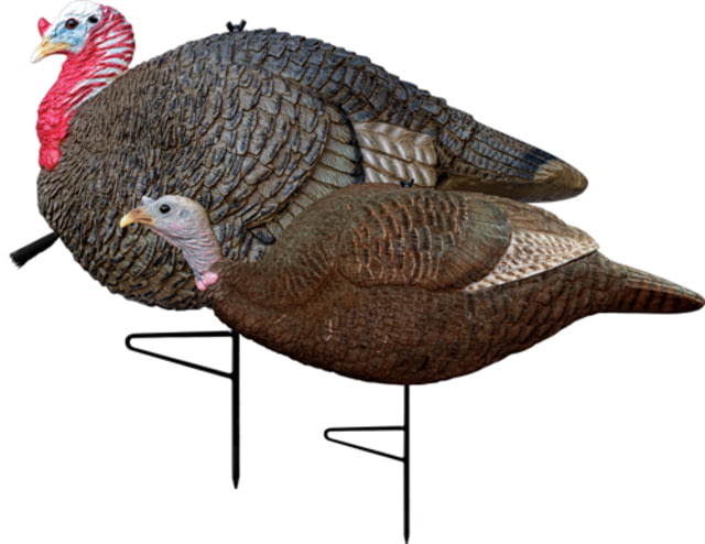 Primos Hunting Turkey Decoy Lil Gobbstopper Jake/Hen Combo Molded Rubber