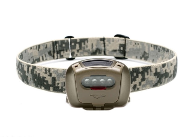 Princeton Tec Quad Tactical MPLS Headlamp w/ Interchangeable LED Lens Filter Olive Drab 60 Lumens