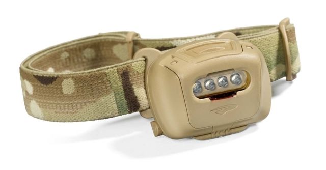 Princeton Tec Quad Tactical MPLS Headlamp w/ Interchangeable LED Lens Filter Multicam 60 Lumens - Princeton Tec