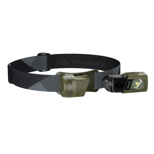 Princeton Tec Snap Solo 400 RW Headlamps White Bulb 400 Lumens Green/Dark Green