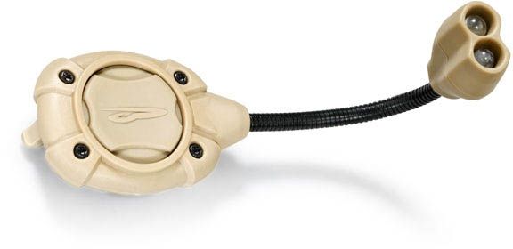 Princeton Tec Switch MPLS Helmet Mounted Task Light LED Headlamp CR2016 Lithium Lithium Blue/White 10 Lumens Tan - Princeton Tec