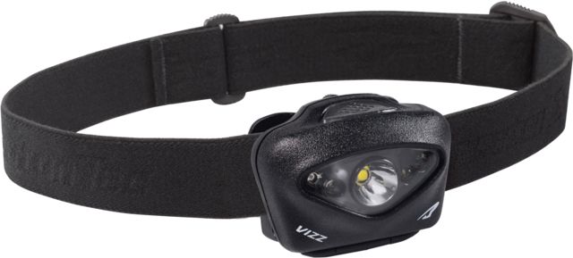 Princeton Tec Vizz Tactical LED Headlamp Red/Green/Blue/Ir/White Bulb 550 Lumens Black