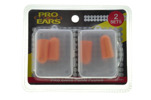 Pro Ears Foam Ear Plugs w/Storage Box - Pro Ears
