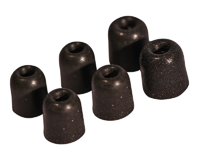 Pro Ears HTBT Tips 3 Pairs Per Bag Black Extra Small - Pro Ears