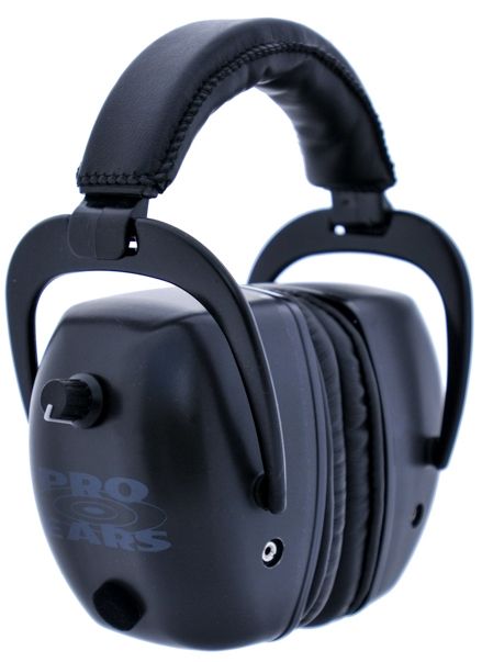 Pro Ears Pro Tac Mag Gold NRR 30 Hearing Protection Earmuffs Black - Pro Ears