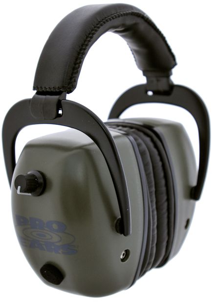 Pro Ears Pro Tac Mag Gold NRR 30 Hearing Protection Earmuffs Green GS-PTM Green