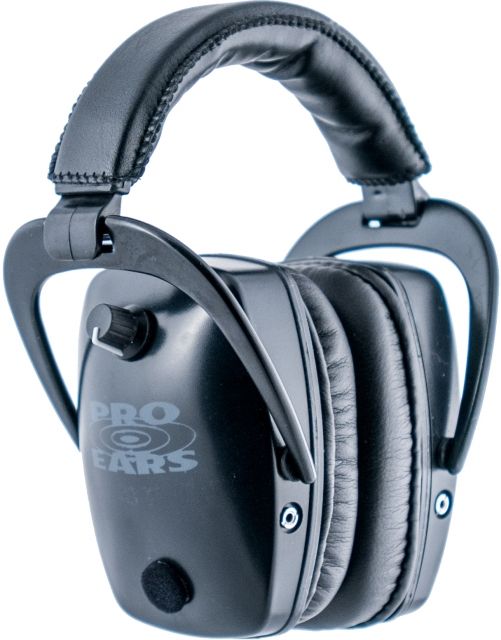 Pro Ears Pro Tac Plus Gold Slim Medium Profile NRR 28 Headset Black GS-PTS Black - Pro Ears