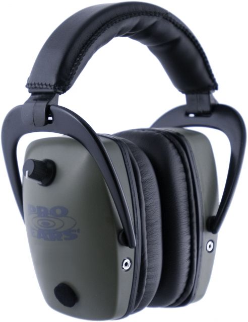 Pro Ears Pro Tac Plus Gold Slim Medium Profile NRR 28 Headset Green GS-PTS Green - Pro Ears