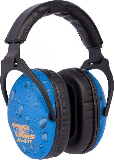 Pro Ears ReVo NPR 26 Passive Hearing Protection Earmuffs Blue Rain