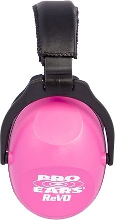 Pro Ears ReVo NPR 26 Passive Hearing Protection Earmuffs Neon Pink - Pro Ears