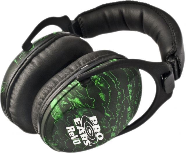Pro Ears ReVo NPR 26 Passive Hearing Protection Earmuffs Zombie Edition - Pro Ears