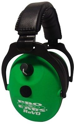 Pro Ears ReVO Electronic Passive Ear Muffs Neon Green - Pro Ears