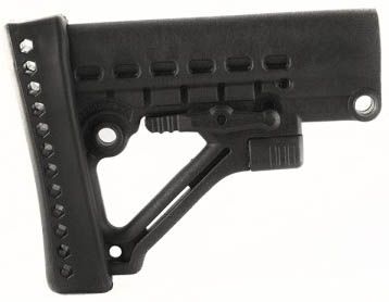 Pro Mag Archangel 6 Position Collapsible Buttstock For AR15 CarbinesCommercial Tube Black Polymer