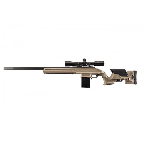 Pro Mag Archangel 700 Precision Remington 700 Rifle Stock Aluminum Pillar Bedding W/ Magazine Polymer Desert Tan 10 Round 10RD - Promag