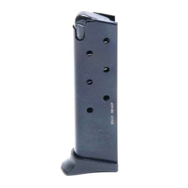  Mag BERSA 383A / Series 95 / Thunder 380 / Firestorm .380 ACP Pistol Magazine Steel Blue 7 Round BRA 01-7RD Ammo