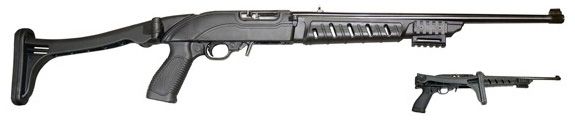 USED Pro Mag Ruger 10/22 Tactical Folding Stock Black Polymer PM272 EDEMO5 Used Condition Like New Inspect and Rebox - ProMag