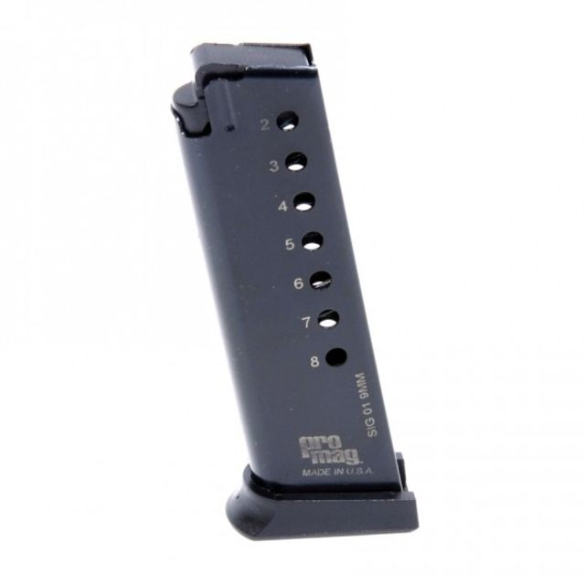  Mag Sig Sauer P225 / P6 9MM Pistol Magazine Steel Blue 8 Round SIG 01-8RD Ammo