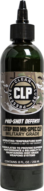 Pro-Shot 1 Step BIO Mil-Spec CLP Bottle 8oz 1Step BIO Mil-Spec-8