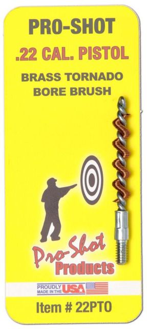 Pro-Shot .22 Cal Pistol Bore Brush Pack of 12 - Pro-Shot