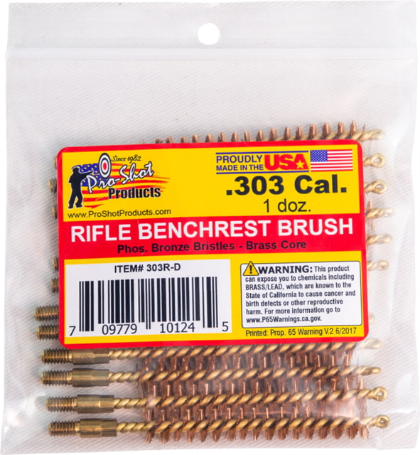 Pro-Shot .303 Caliber / 7.7mm Rifle Brush Dozen Pack 12 Quantity - Pro-Shot