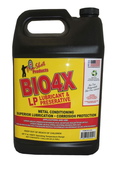 Pro-Shot Bio 4x Gun Oil Lubricant / Penetrant Yellow 1 Gal.
