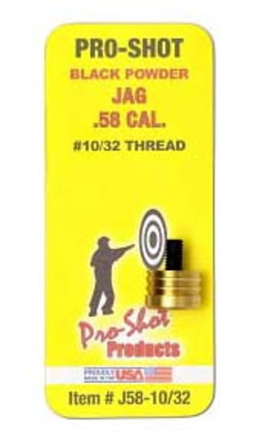 Pro-Shot Brass Cleaning Jags Black Powder .58 Caliber Brass
