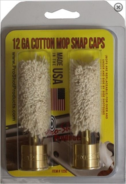 Pro-Shot Brass Snap Caps With Wool Mops