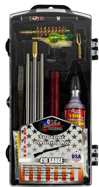 Pro-Shot Pro-Shot Shotgun Classic Box Gun Cleaning Kit .410 Gauge Stainless Steel - $69.49 at Optics Planet