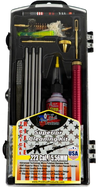 Pro-Shot Tactical AR Classic Box Gun Cleaning Kit AR-15 5.56/.223 Stainless Steel