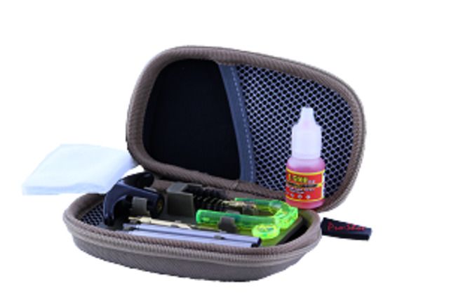 Pro-Shot Compact Concealed Carry Pistol Cleaning Kit 9mm/.357/.45 Black