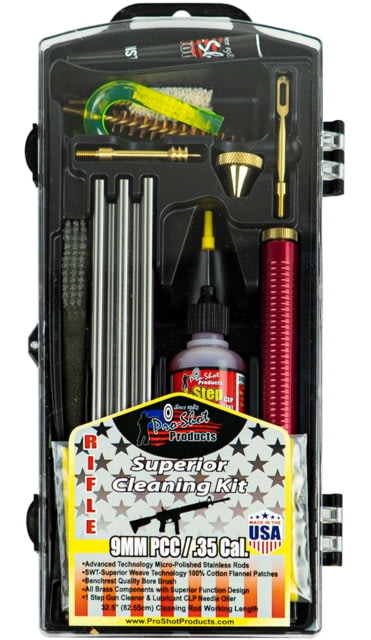 Pro-Shot Rifle Box Cleaning Kit 9mm/.35 Cal. - Pro-Shot