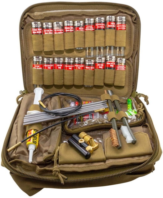 Pro-Shot Spec Ops Tactical Super Soft Case Gun Cleaning Kit Coyote .22 Cal. - 12 Ga. - Pro-Shot