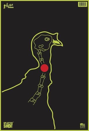 US Pro-Shot Splatter Shot Pre Hunt Targets Heavy Tag Paper Turkey 8 Pack Tech Data