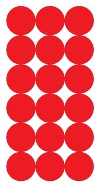 Pro-Shot Splatter Shot Target Repair Pasters Black 432 Per Package - Pro-Shot
