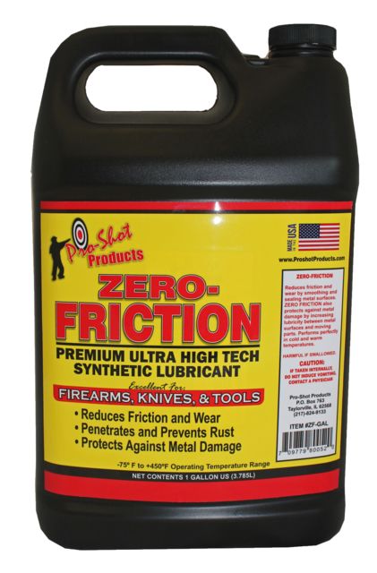 Pro-Shot Zero Friction Lubricant and Penetrant Brown Gallon